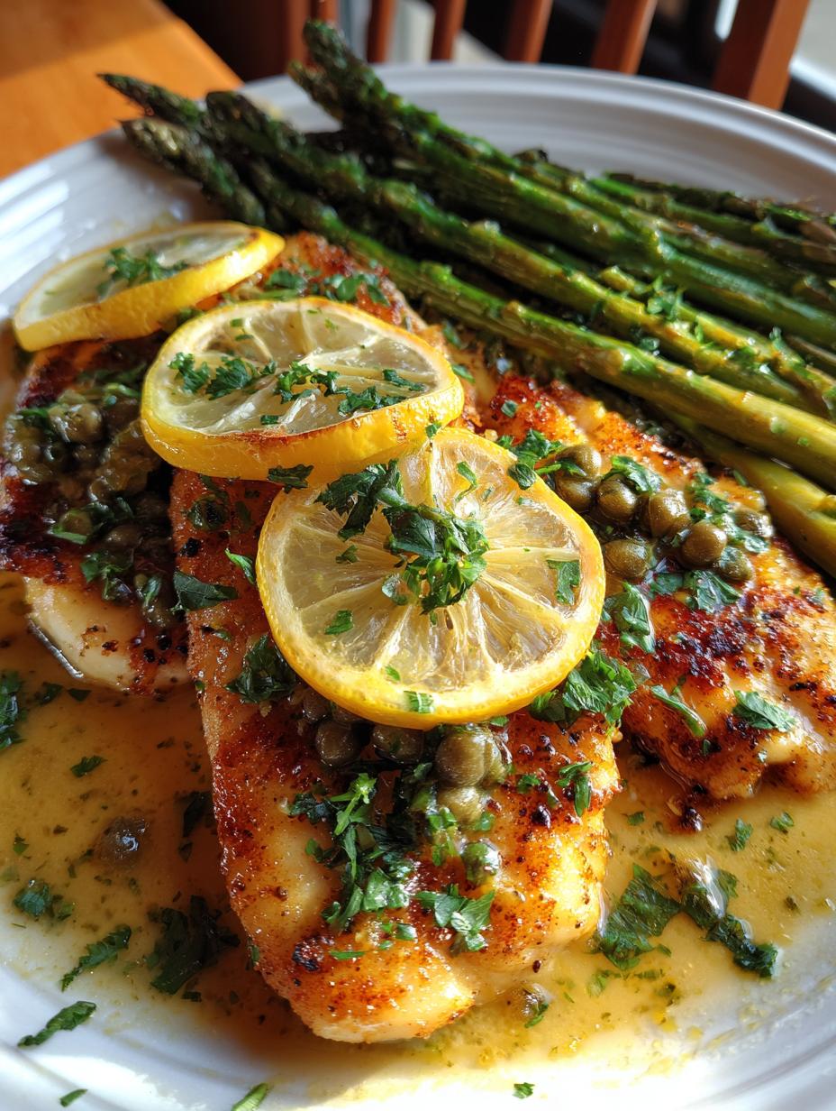 Fish Piccata - detail 2