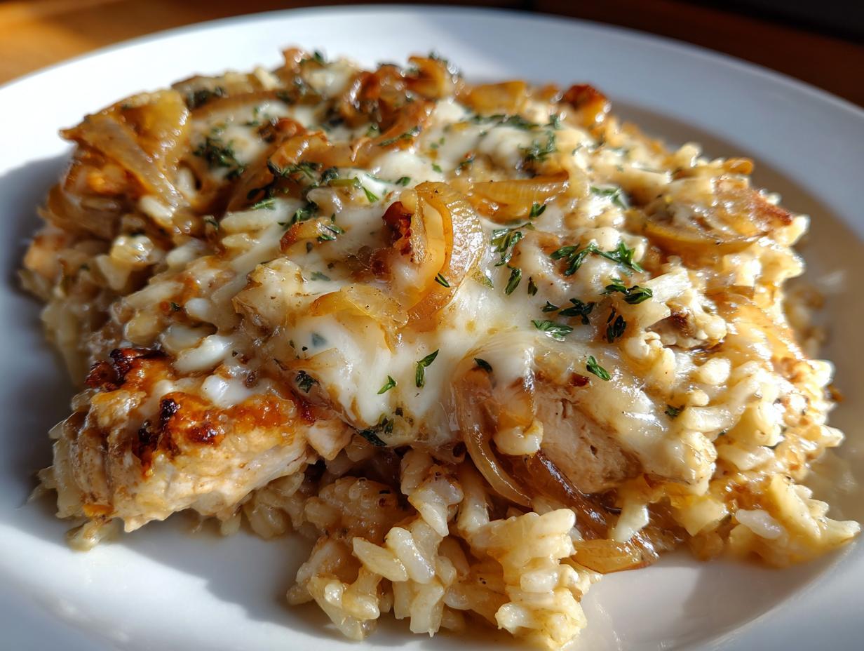 French Onion Chicken & Rice - detail 2