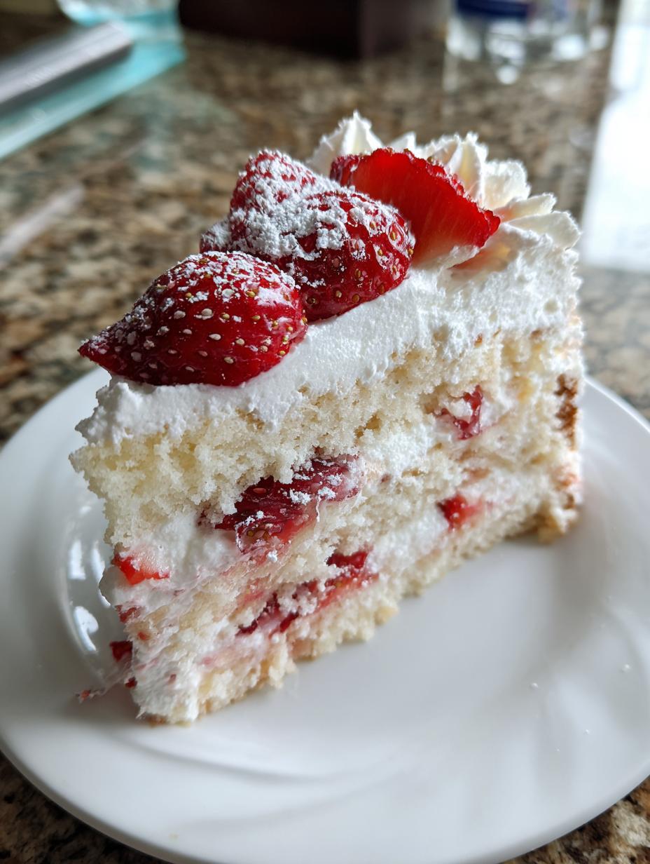 Fresh Strawberry Cake Recipe - detail 1