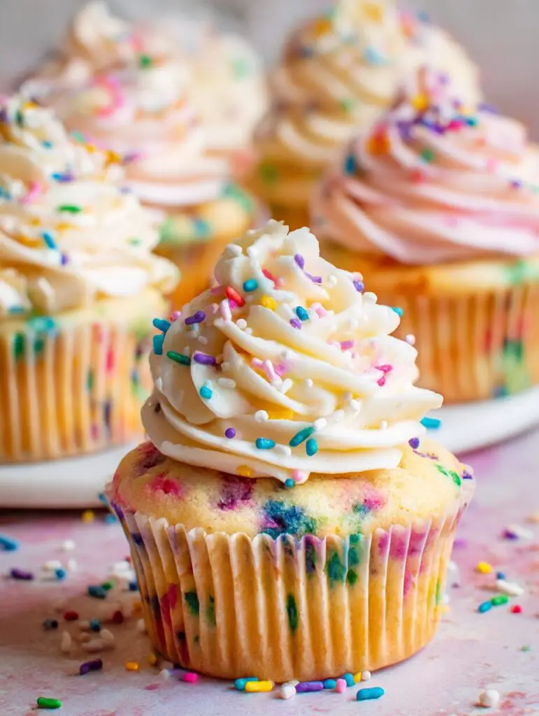 Funfetti Birthday Cupcakes