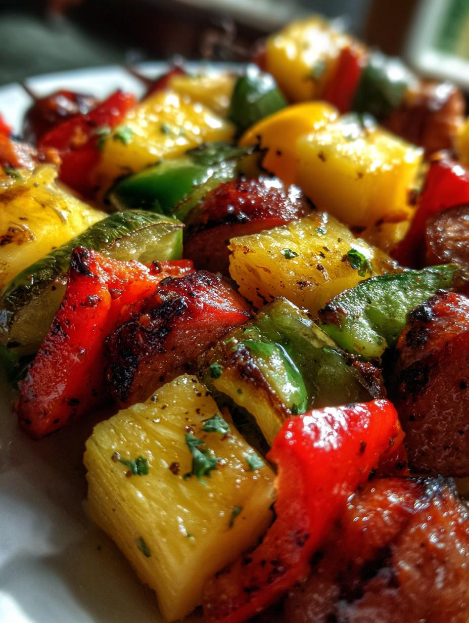 Grilled Hot Dog Kabobs - detail 1
