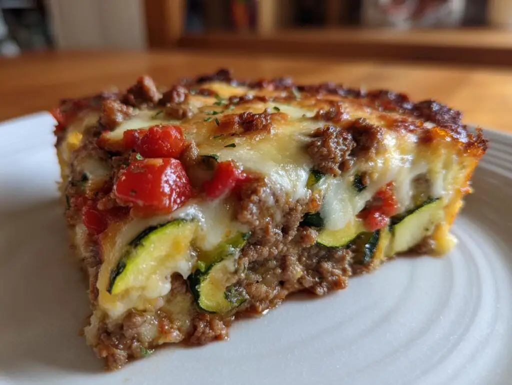 Ground Beef Zucchini Casserole