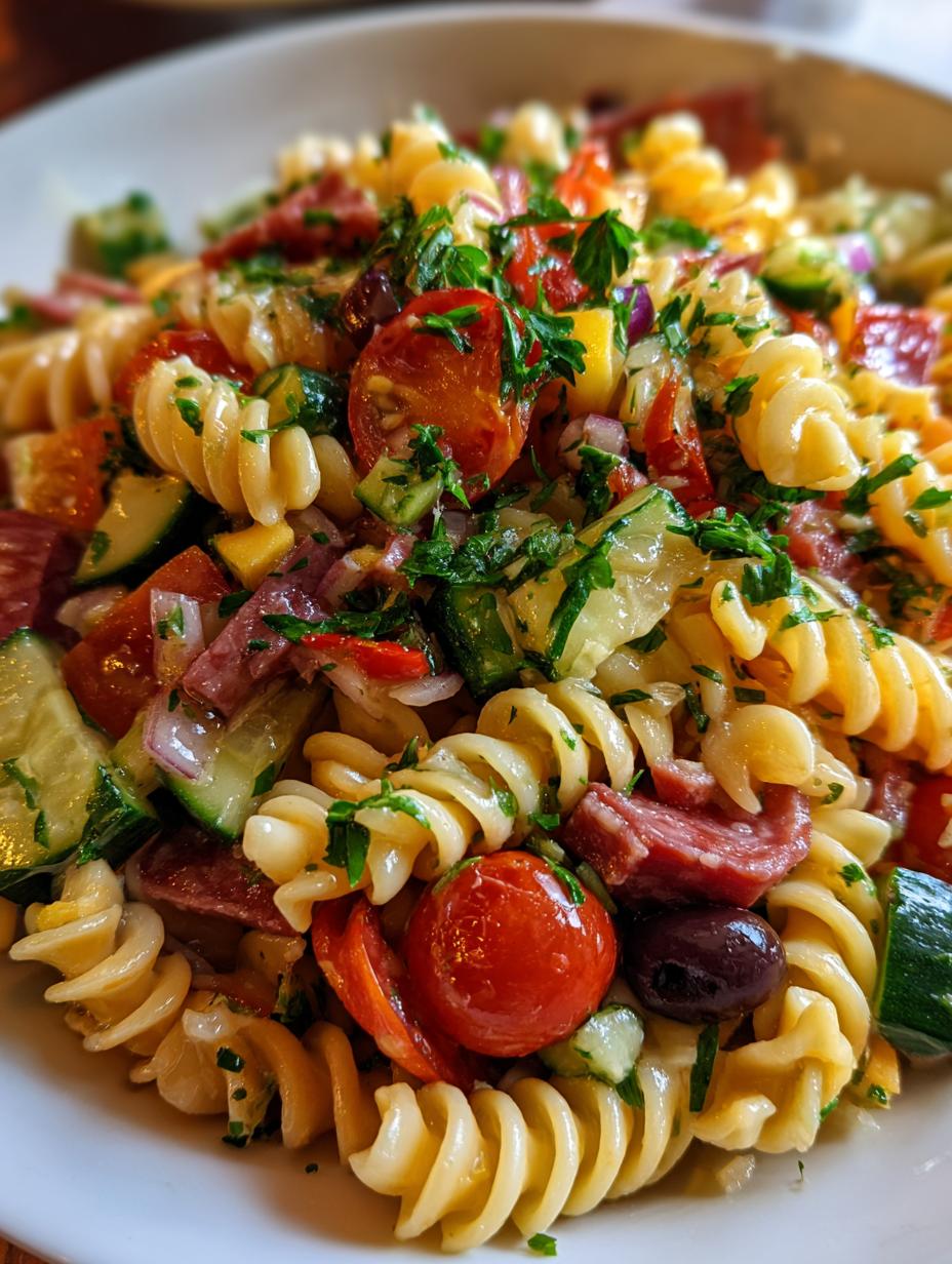Italian Pasta Salad Recipe - detail 1