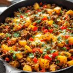 Mexican Ground Beef and Potato Skillet