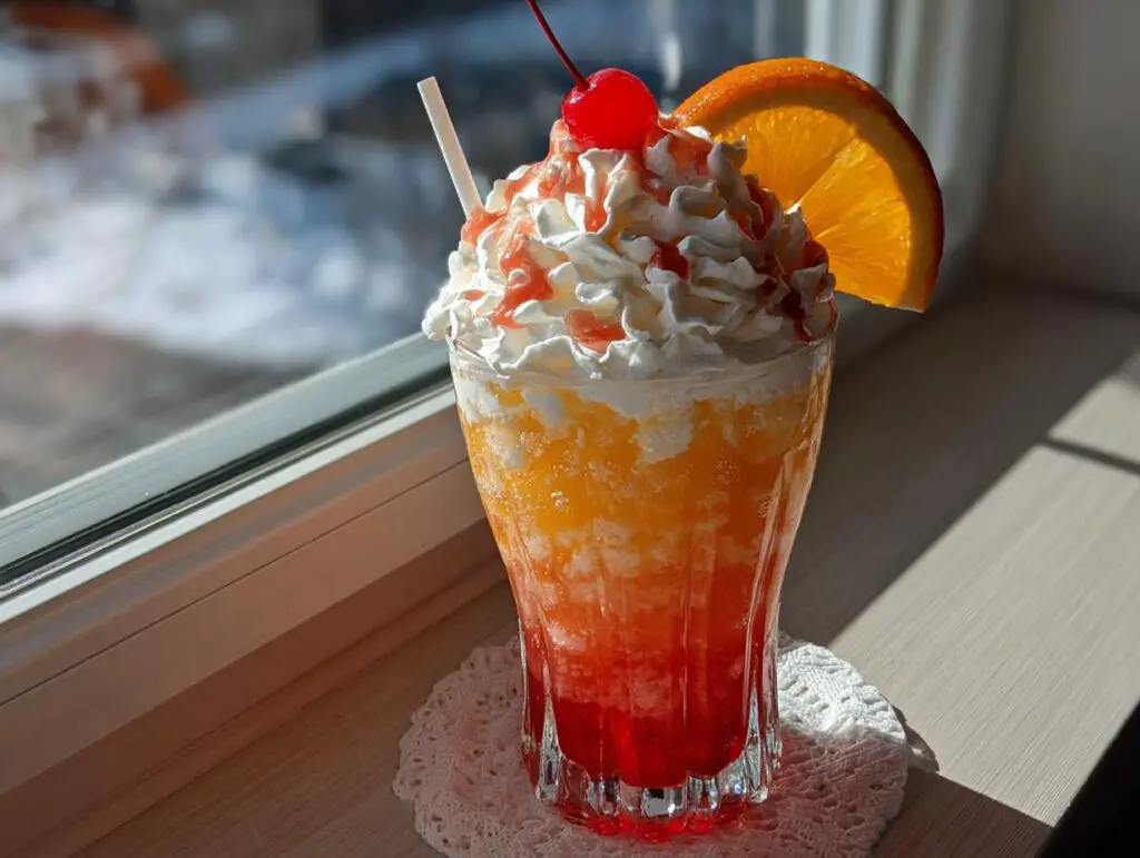 Orange Creamsicle Shirley Temple