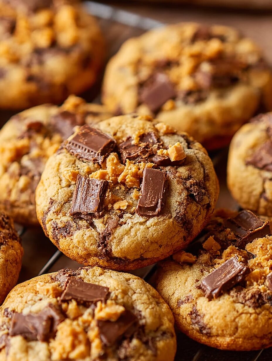 Peanut Butter Butterfinger Cookies Recipe