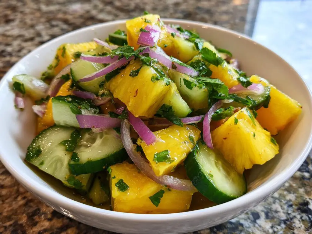 Pineapple Cucumber Salad
