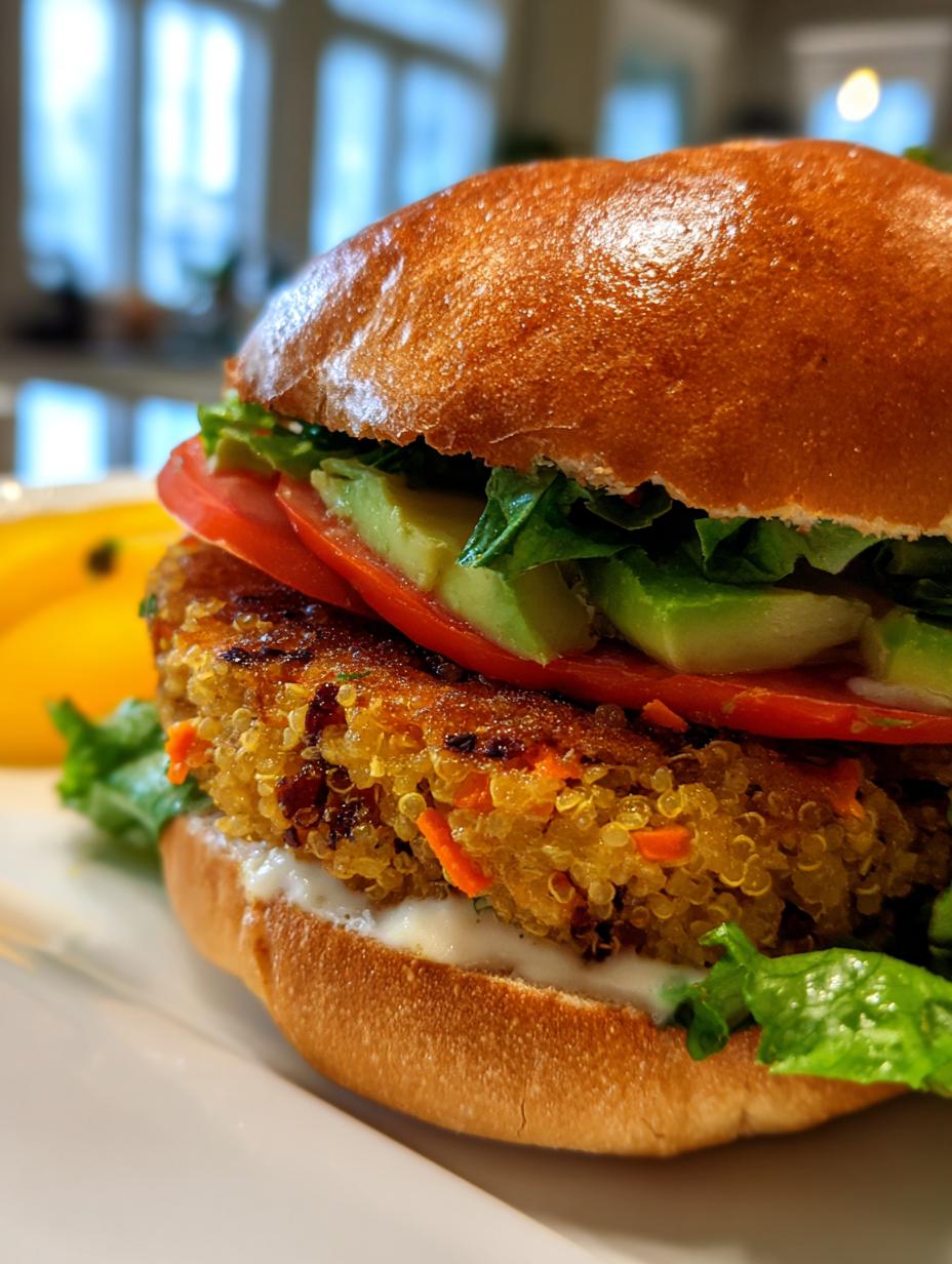 Quinoa Burger Recipe - detail 2