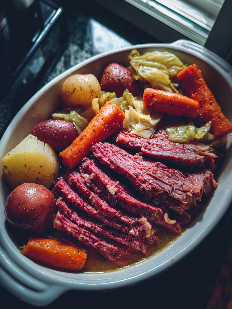 Slow-Cooker Corned Beef and Cabbage - detail 1