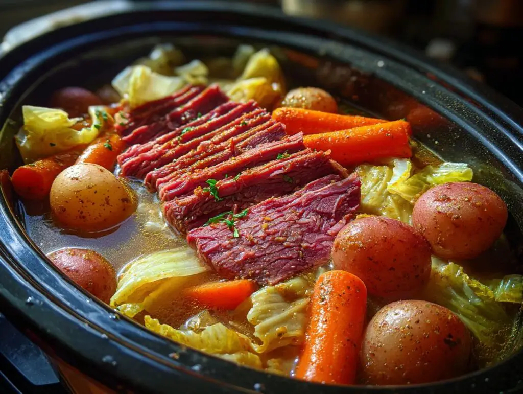 Slow-Cooker Corned Beef and Cabbage