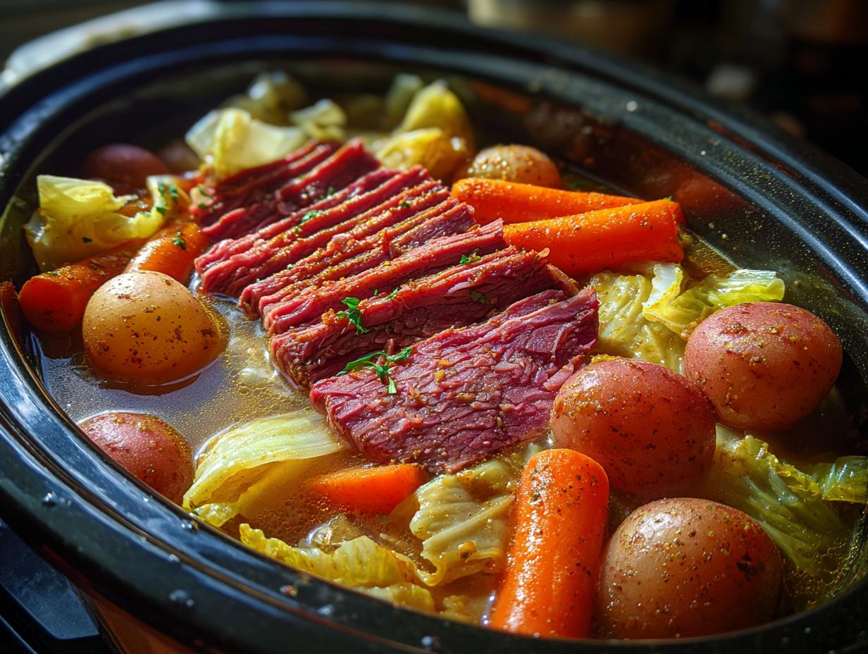 Slow-Cooker Corned Beef and Cabbage