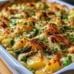Spring Veggie Loaded Chicken Potato Casserole