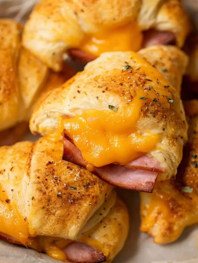 Baked Ham and Cheese Crescent Rolls (Best Roll-Ups!)