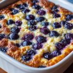Blueberry Cottage Cheese Breakfast Bake