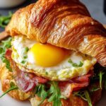 Breakfast Croissant Sandwich