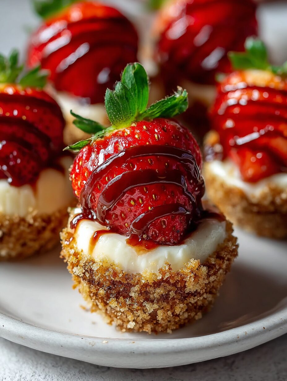 Cheesecake Stuffed Strawberries