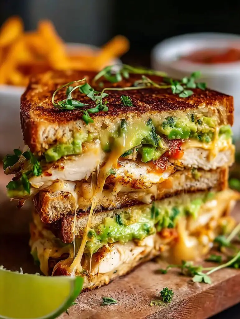 Chicken Avocado Melt Sandwich