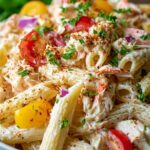 Creamy Cajun Crab Pasta Salad – Best Summer Dish