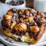 Decadent Chocolate Croissant Breakfast Bake