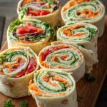 Delicious Vegetable Tortilla Roll