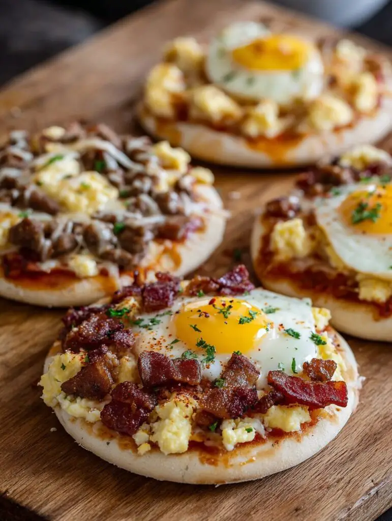 English Muffin Breakfast Pizza