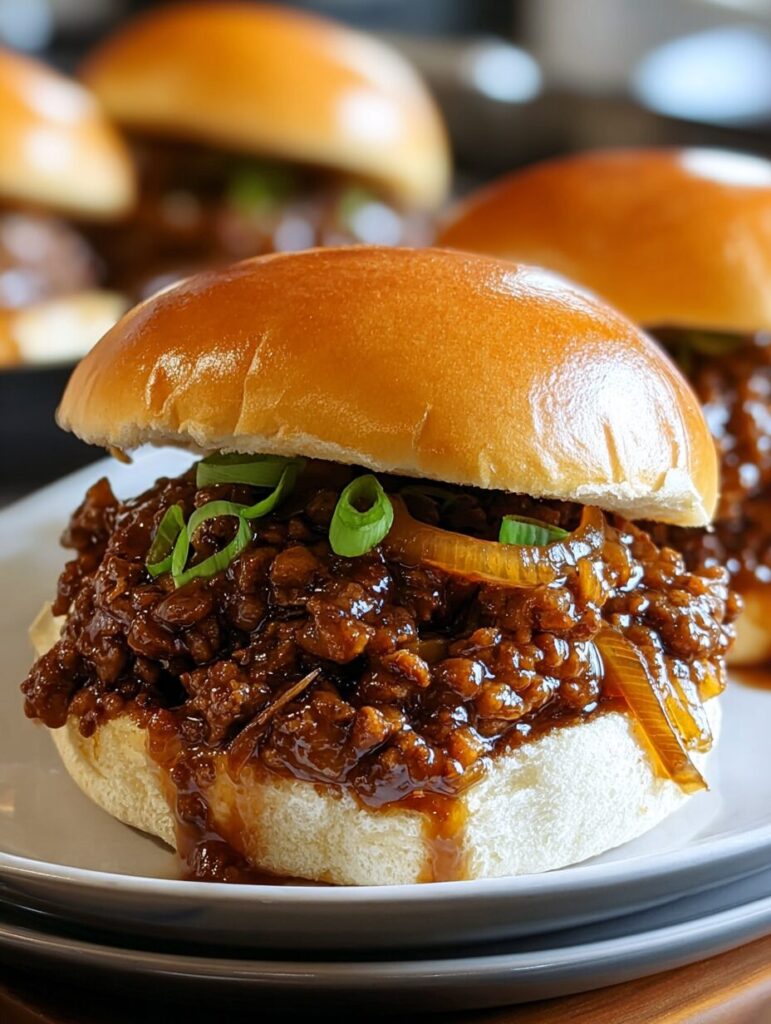 French Onion Beef Sloppy Joes