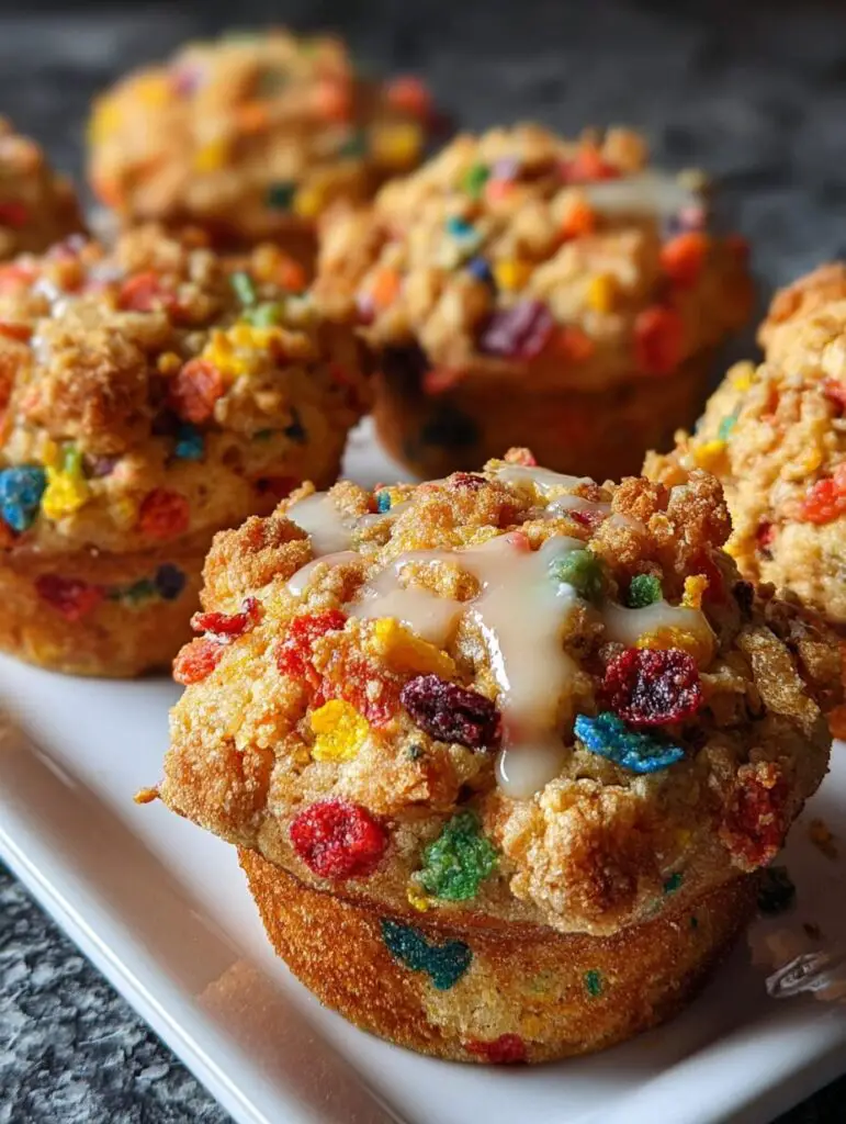 Fruity Pebbles Muffins