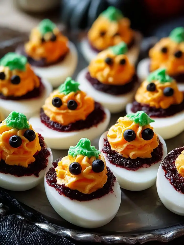 Halloween Deviled Eggs