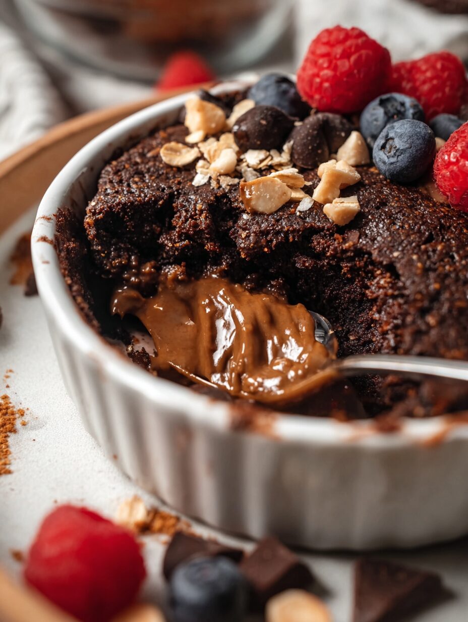 Healthy Cocoa Baked Oats (Single Serve)