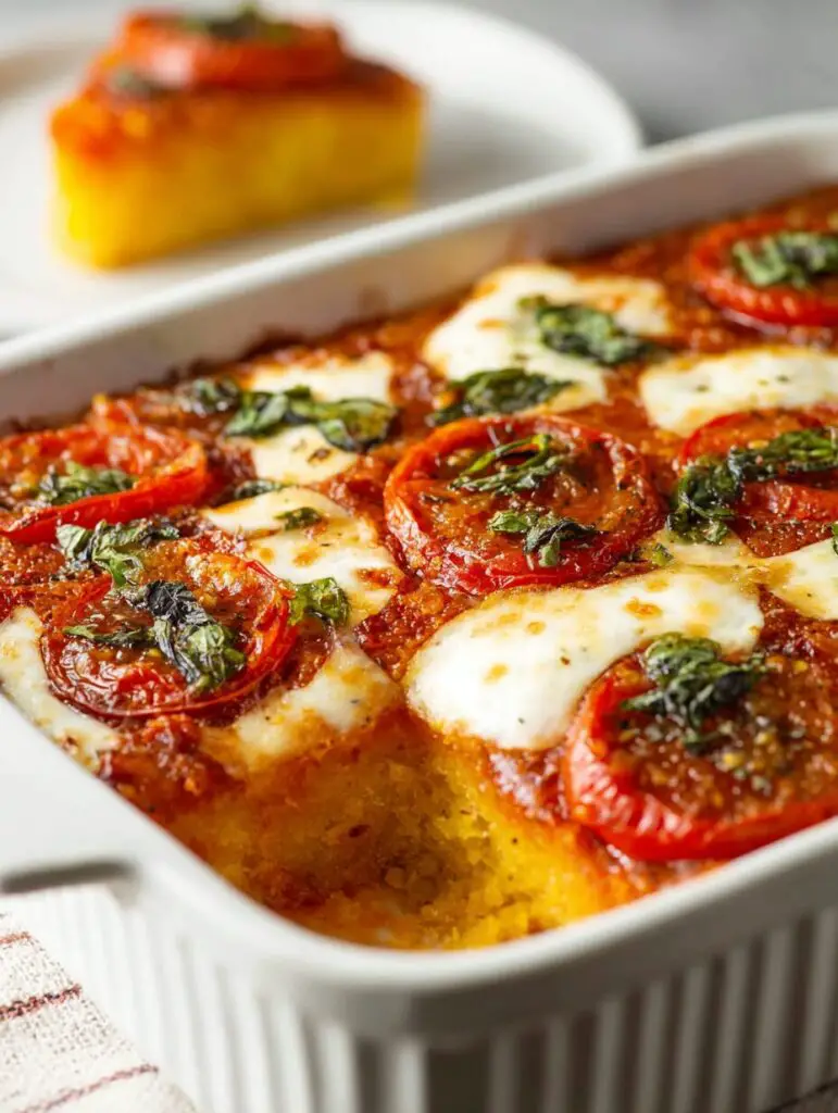 Margherita Baked Polenta Recipe