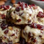 No-Bake Cranberry Pecan Praline Cookies