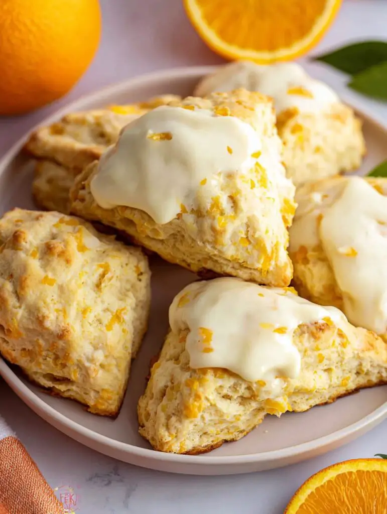 Orange Creamsicle Scones