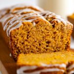 Pumpkin Bread with Maple Glaze