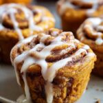 Pumpkin Cinnamon Roll Muffins