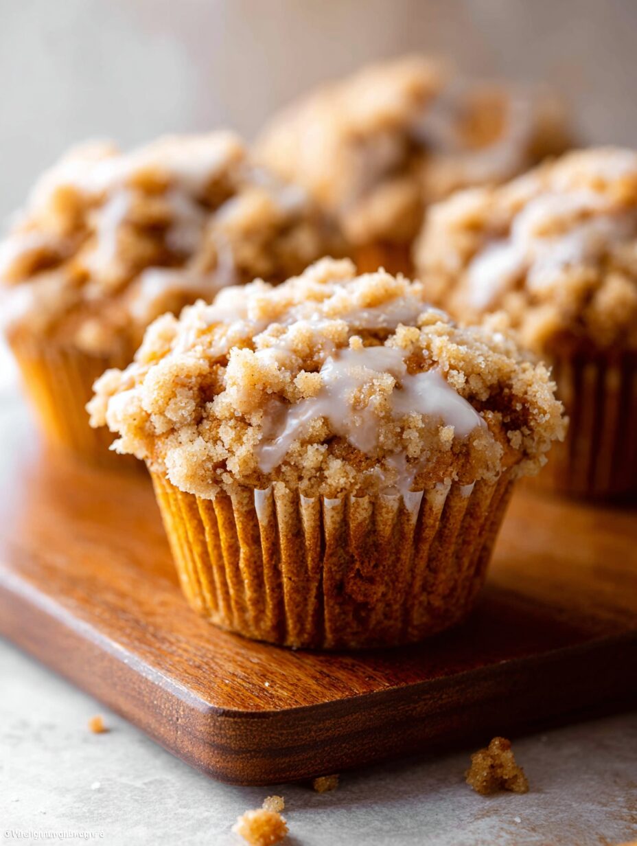Pumpkin Crumb Cake Muffins