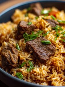 Quick & Easy Instant Pot Beef and Rice