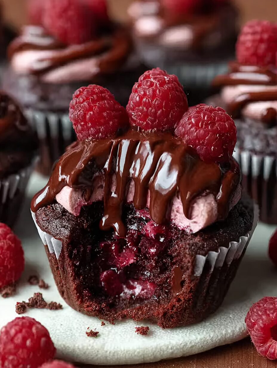 Raspberry Chocolate Lava Cupcakes Recipe Delight