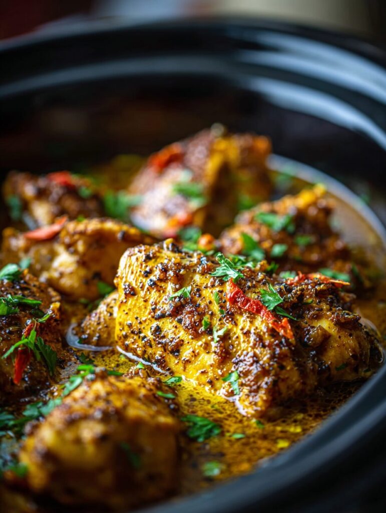 Slow Cooker Garlic Butter Chicken