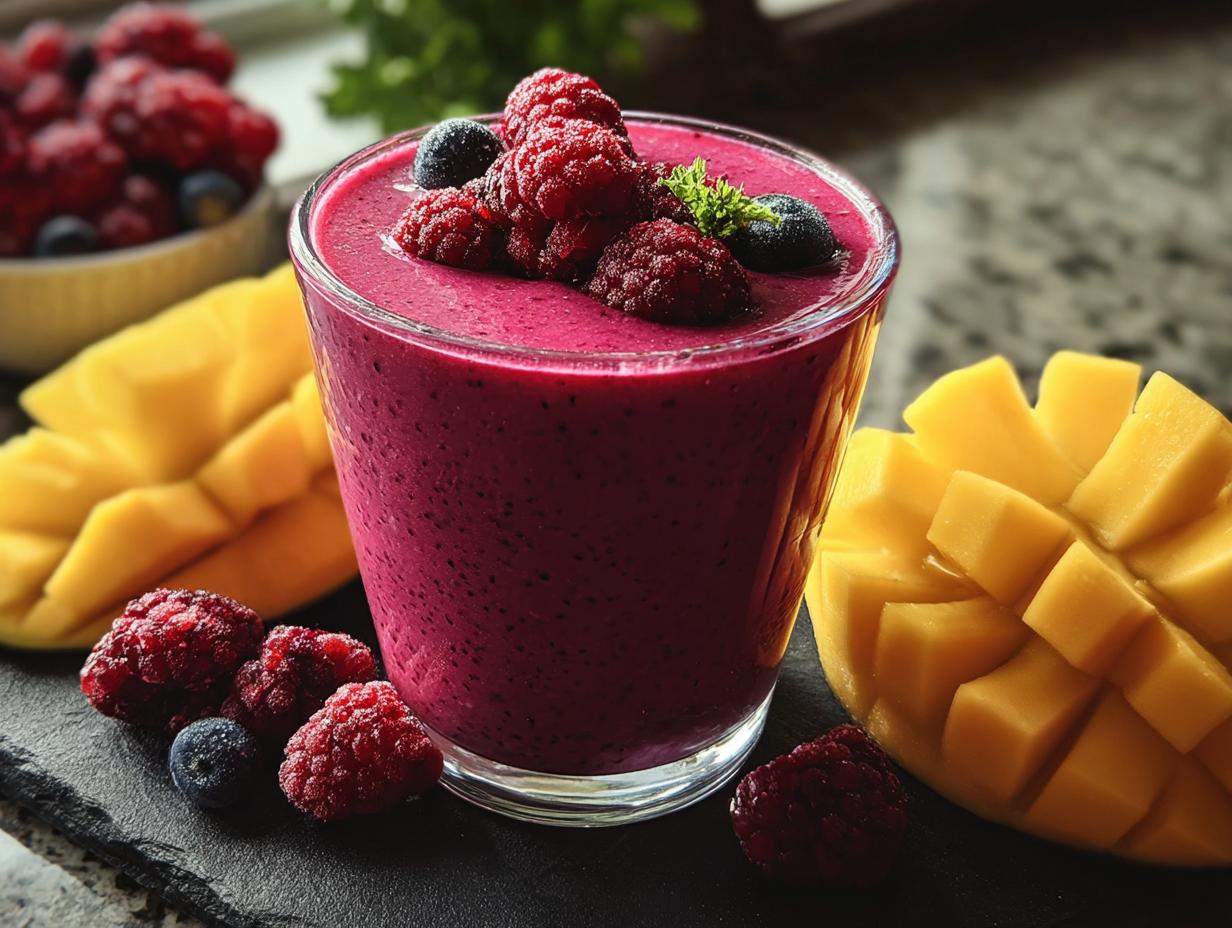 Berry Mango Smoothie: 6 Amazing Benefits - Berry Mango Smoothie For - additional detail