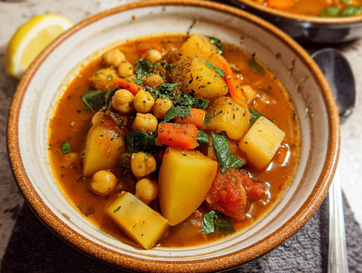 Amazing Chickpea Potato Stew: 1 Pot Meal - Chickpea Potato Stew - additional detail