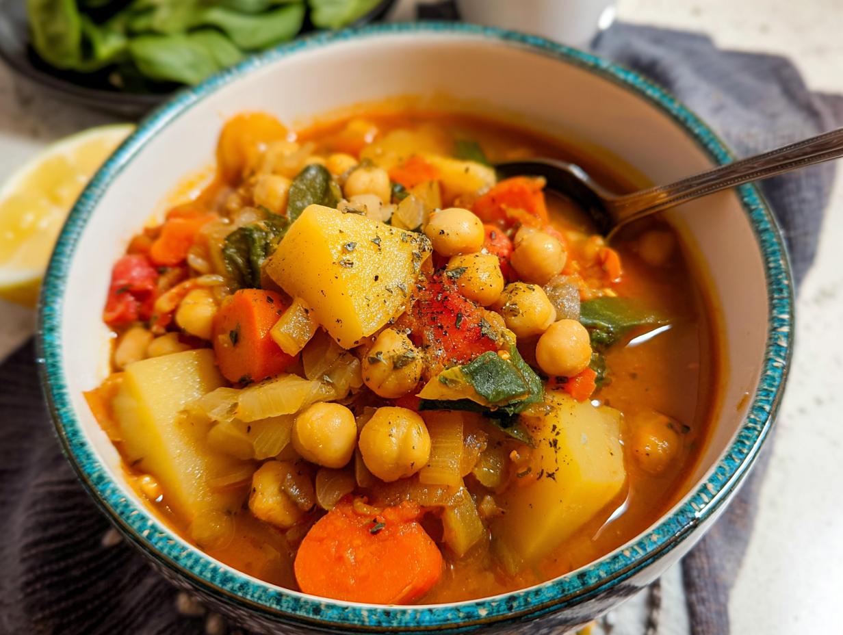 Amazing Chickpea Potato Stew: 1 Pot Meal - Chickpea Potato Stew - additional detail