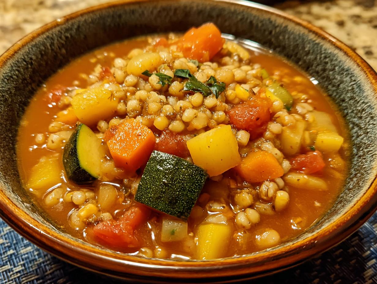Hearty Crockpot Vegetable Barley Soup: 1 Pot Wonder - Crockpot Vegetable Barley Soup - main visual representation
