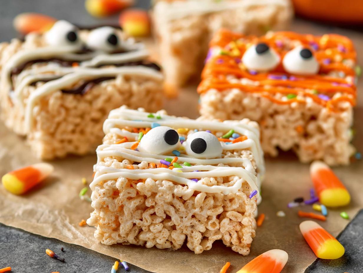 Amazing Halloween Rice Krispie Treats for 3-4 Days - Halloween Rice Krispie Treats - main visual representation
