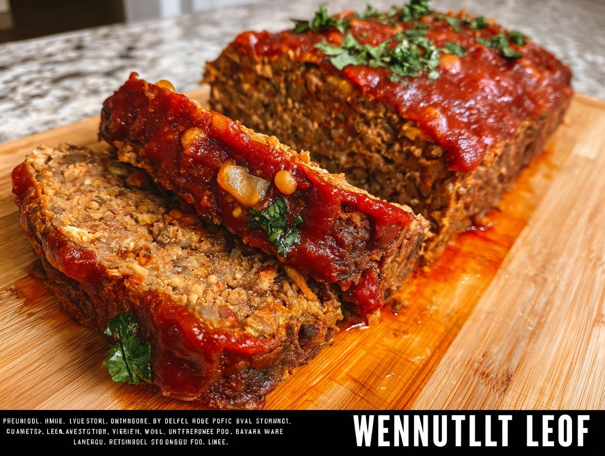 Amazing Lentil Loaf: 1 Delicious Recipe - Lentil Loaf - additional detail