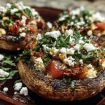 Mediterranean Stuffed Portobello Mushrooms