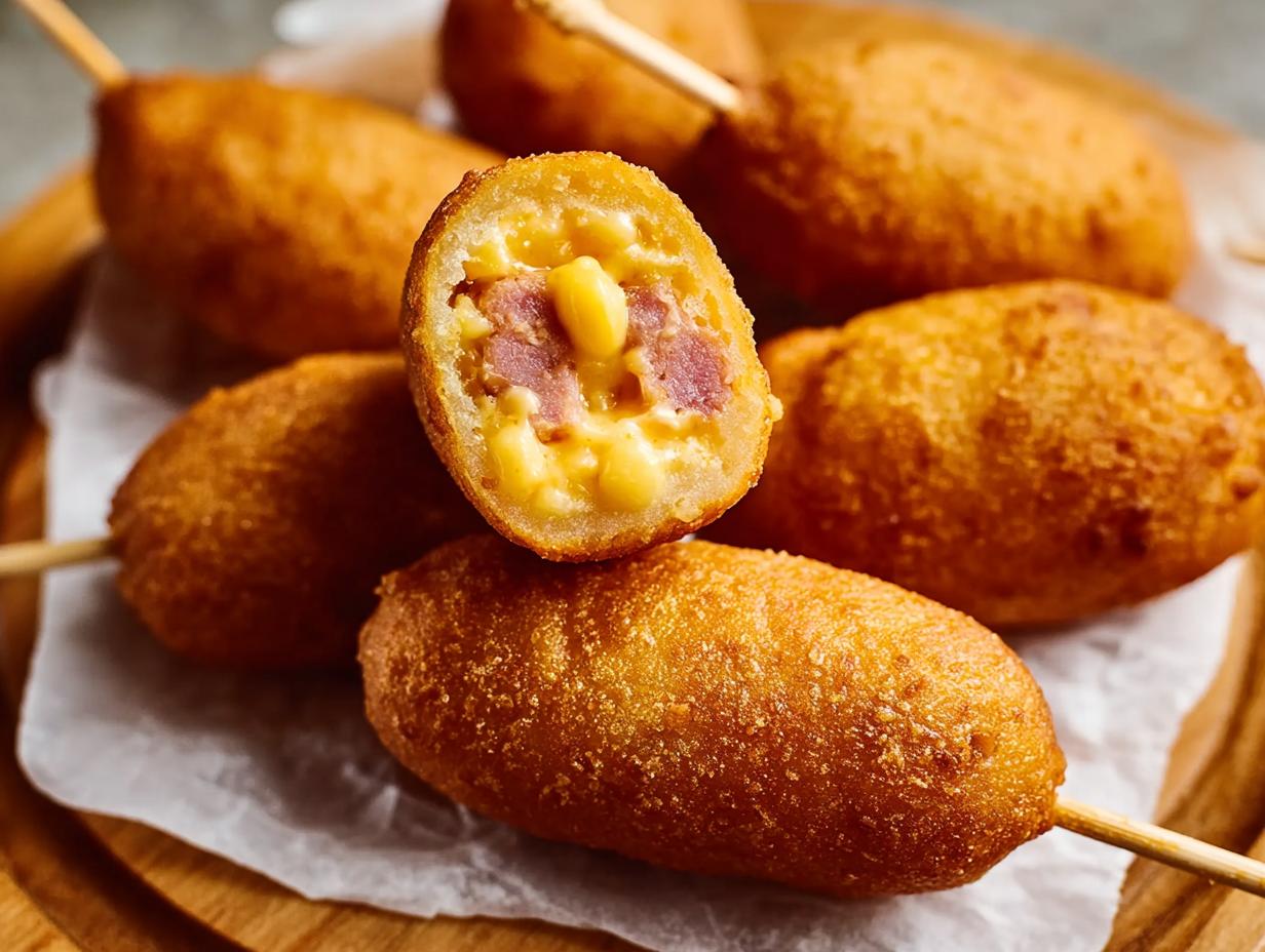 Mini Corn Dogs: Amazing 1 Bite Recipe - Mini Corn Dogs - additional detail
