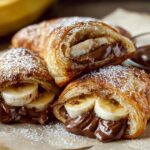 Nutella Banana Stuffed Crescent