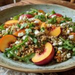 Peach Farro Salad