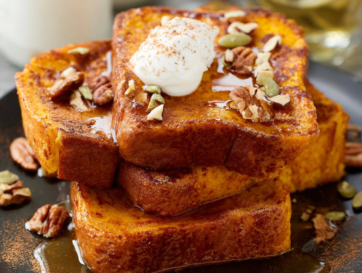 Amazing Pumpkin French Toast in 35 Minutes - Pumpkin French Toast - additional detail