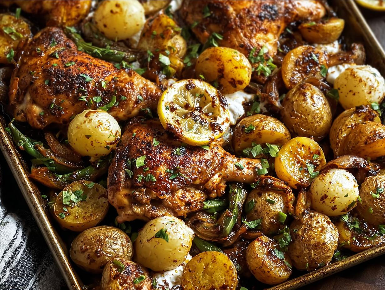 Sheet Pan Lemon Balsamic: 1 Amazing Dinner - Sheet Pan Lemon Balsamic - additional detail